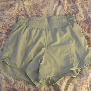 Women's Light Green Lululemon Shorts